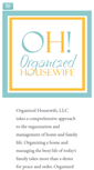 Mobile Screenshot of organizedhousewife.com